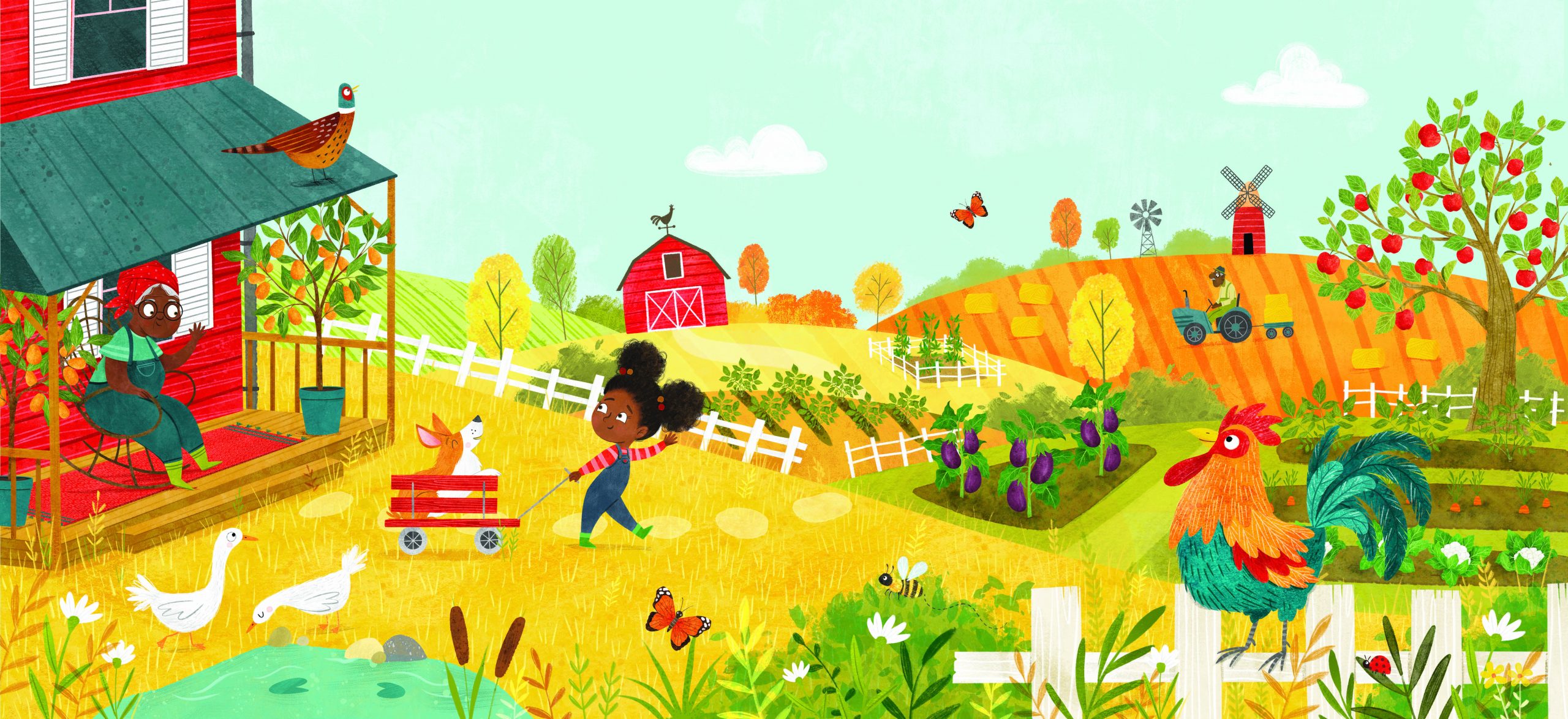 Amara's Farm Spread 4-5