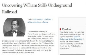 Uncovering William Still